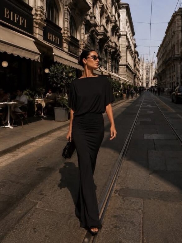 Dress Feria maxi black