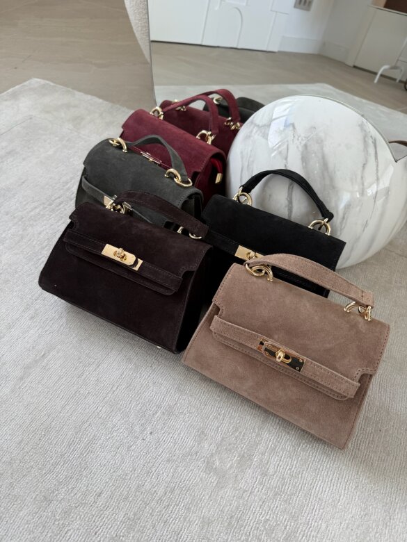 Bag Carolyn seude claret