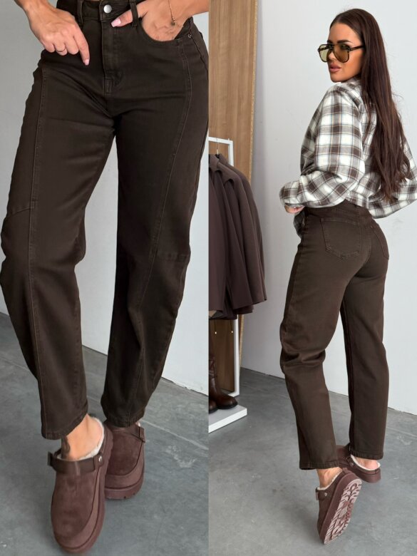 Spodnie Morice jeans czekoladowe