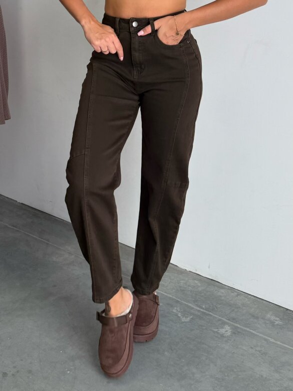 Spodnie Morice jeans czekoladowe