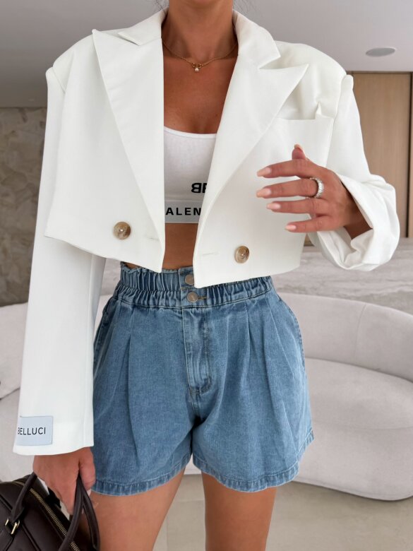 Spodenki Aston jeans niebieskie 