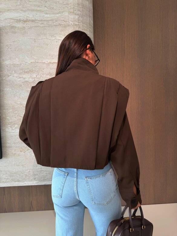 Jacket Lorena short chocolate