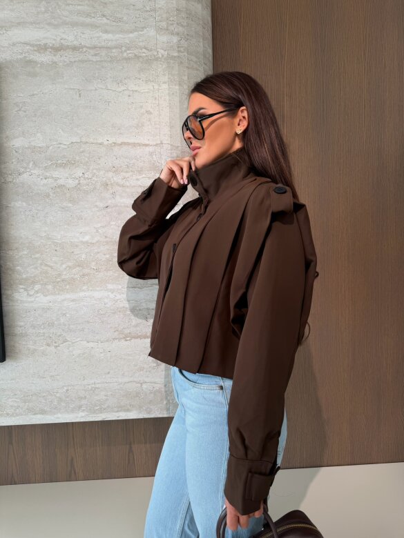 Jacket Lorena short chocolate