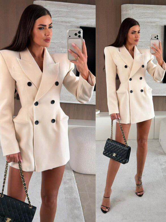 Marynarka Aviosa long waniliowa