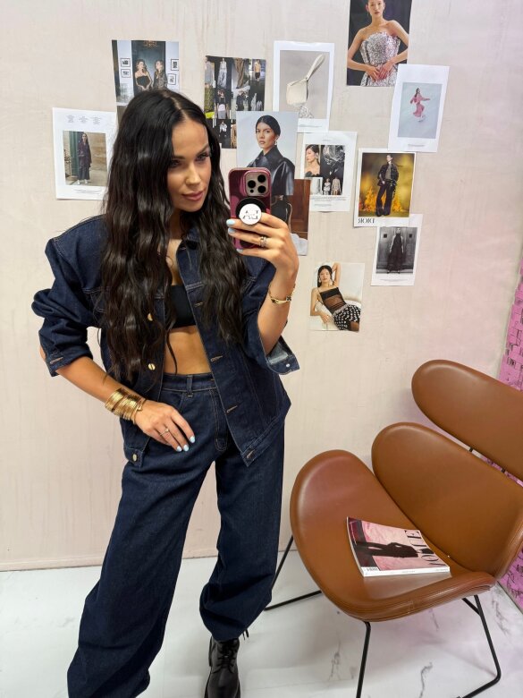 Katana Rivella jeans ciemnoniebieska