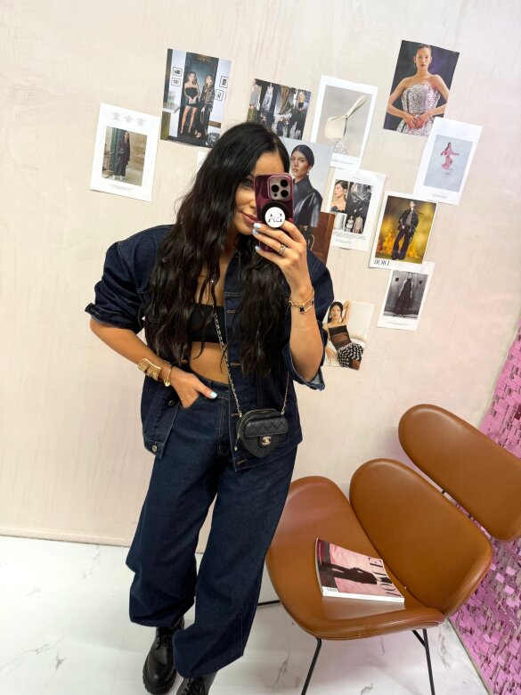 Katana Rivella jeans ciemnoniebieska