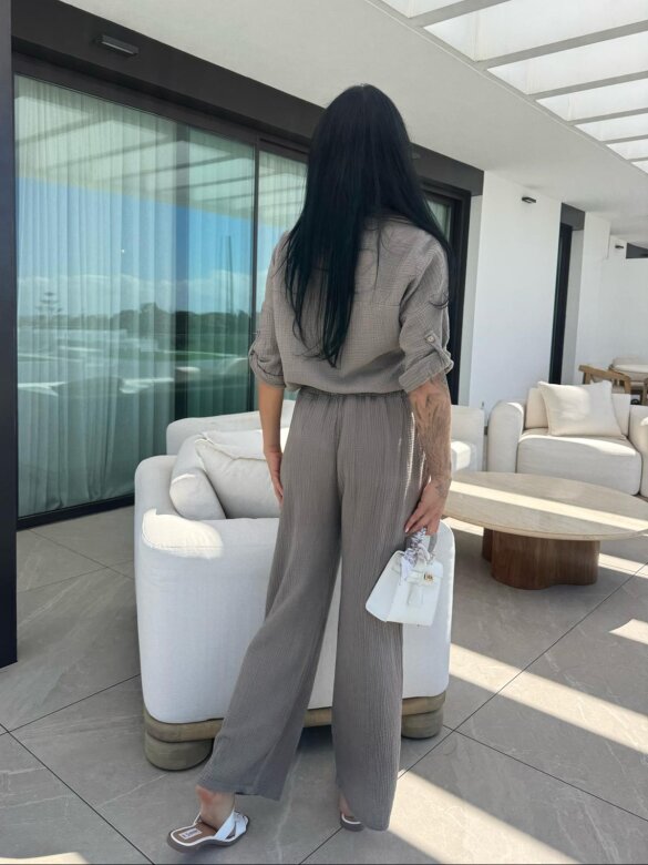 Muslin set 2in1 Marevino mocca 