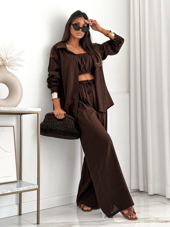 Set 3in1 Deep Muse linen chocolate