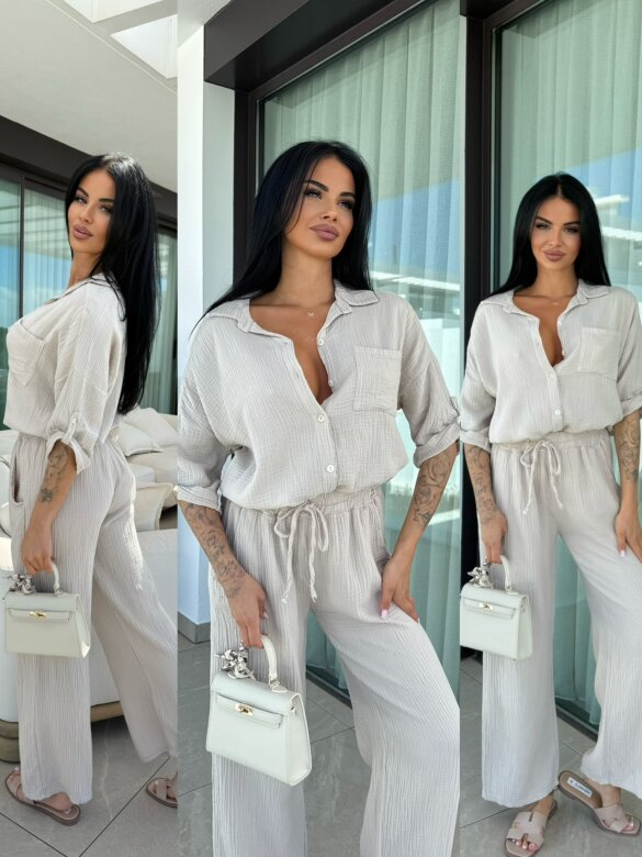 Muslin set 2in1 Marevino beige