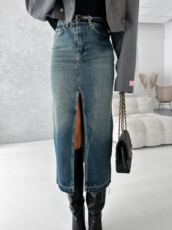 Spódnica Tyler jeans niebieska