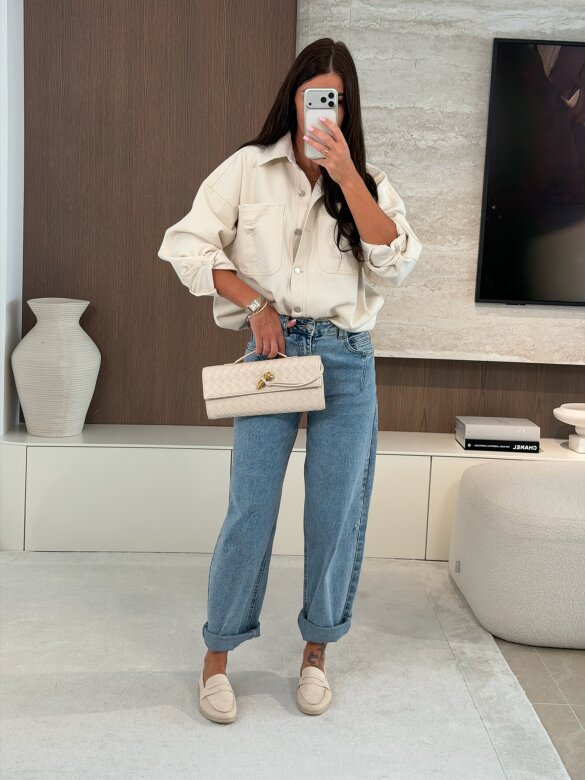 Mokasyny Select eko zamsz jasnobeżowe