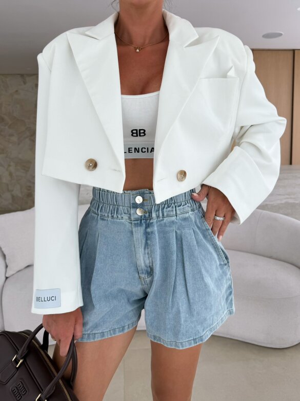 Spodenki Aston jeans jasnoniebieskie