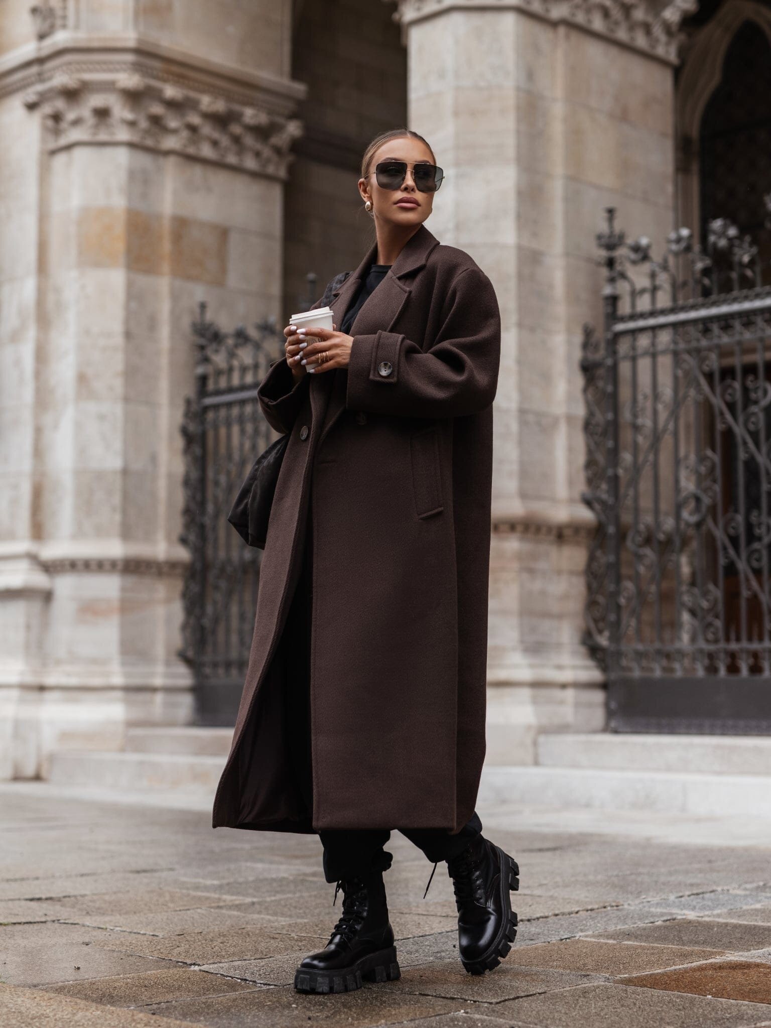 Płaszcz Osher II czekoladowy