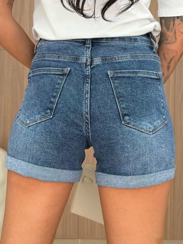 Szorty Bellorie jeans niebieskie