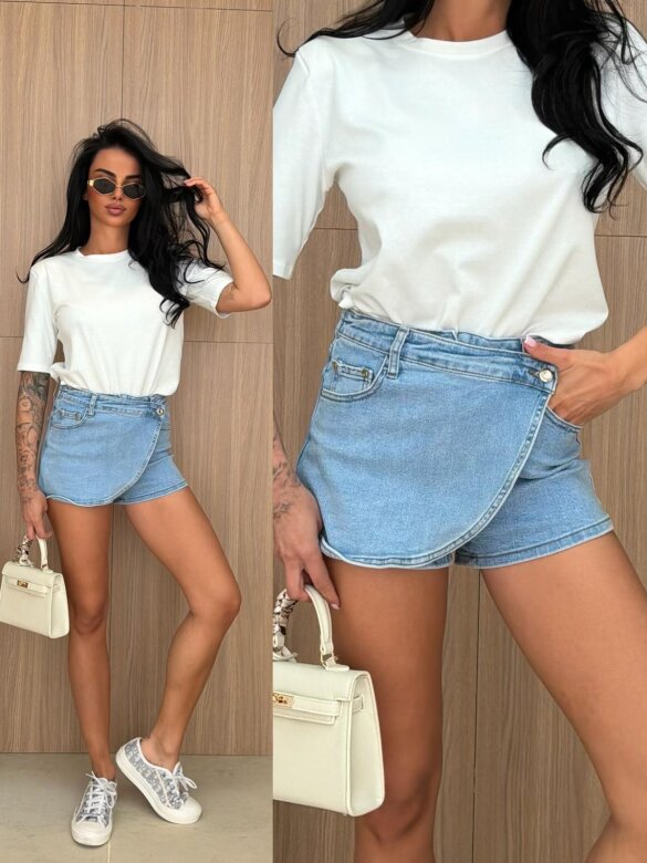 Spódniczko-szorty Miki jeans niebieskie