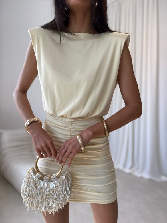 Sukienka Eveline mini butter yellow