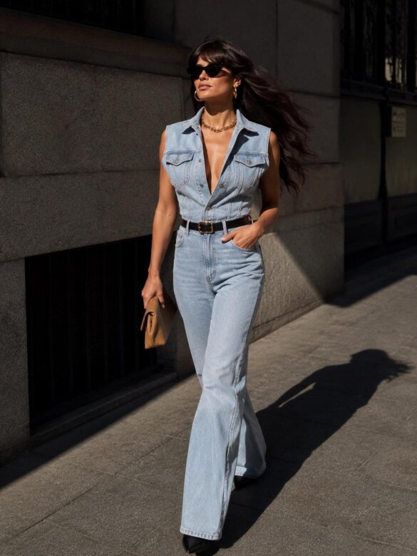 Kombinezon Signature jeans jasnoniebieski 