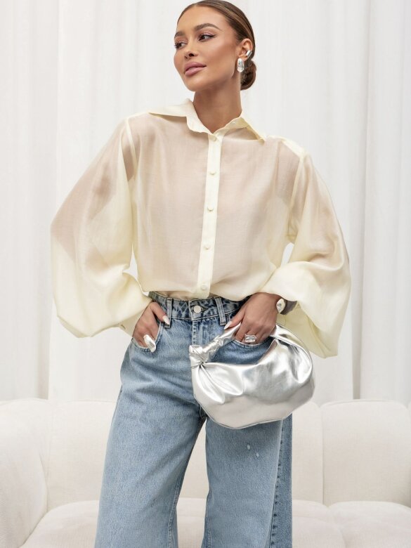 Koszula Perfetto cytrynowa