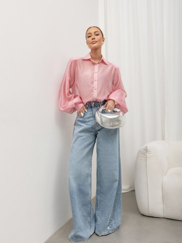 Koszula Perfetto pudrowa