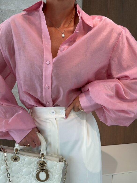 Koszula Perfetto pudrowa