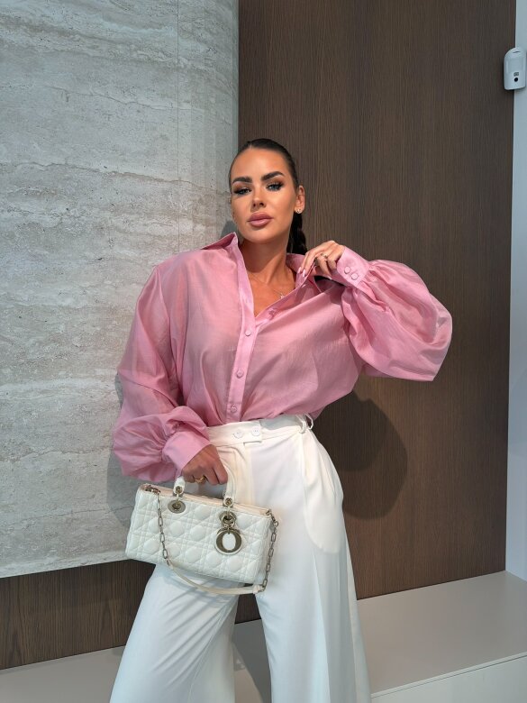 Koszula Perfetto pudrowa