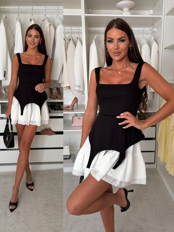 Dress Timeless Beauty black-white