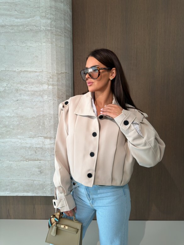 Jacket Lorena short light beige