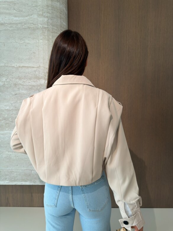 Jacket Lorena short light beige