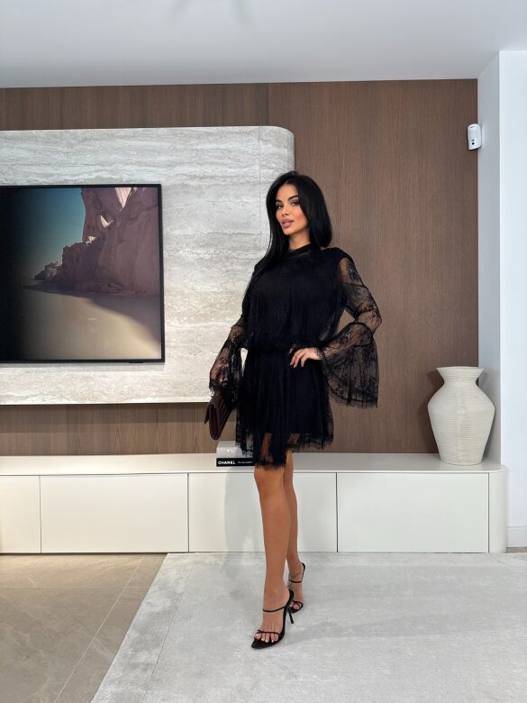 Sukienka Gelissima koronkowa czarna