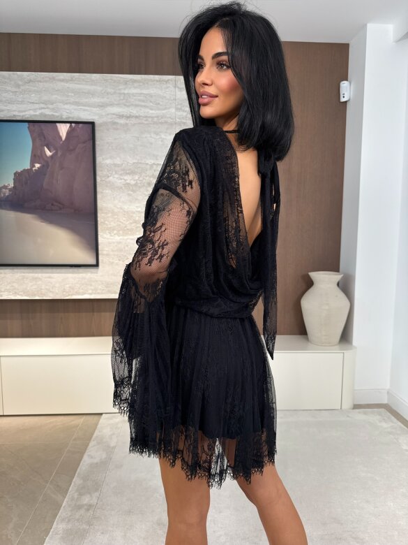 Sukienka Gelissima koronkowa czarna