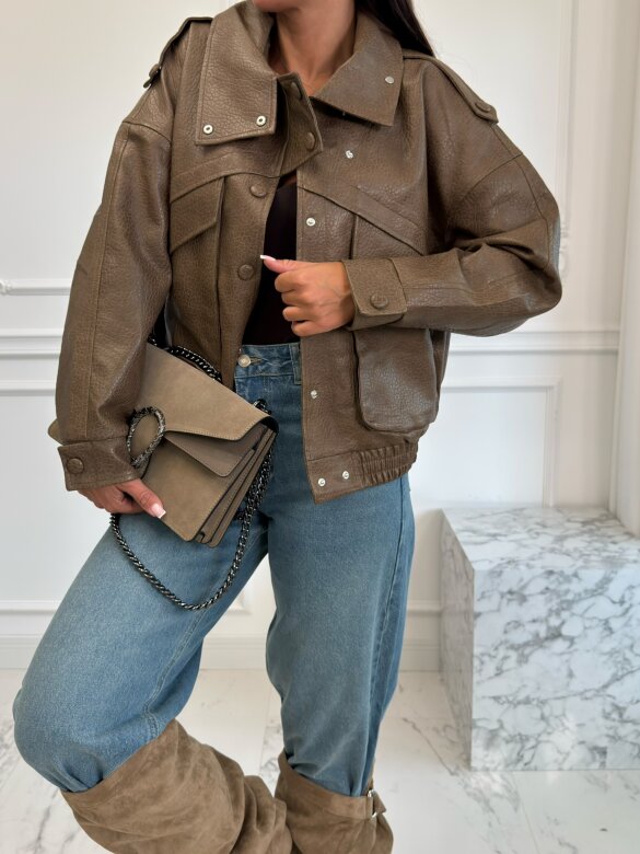 Biker Jacket Rhea brown