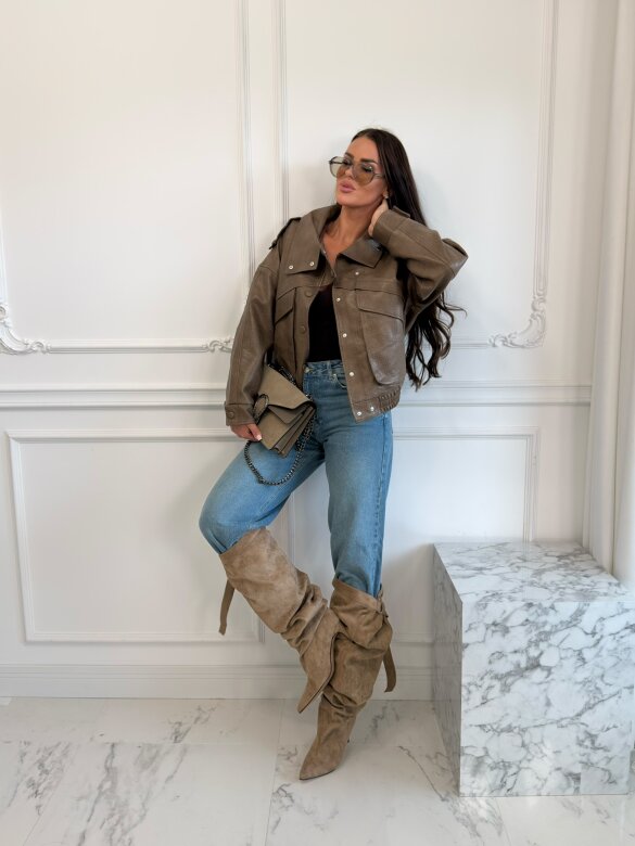 Biker Jacket Rhea brown