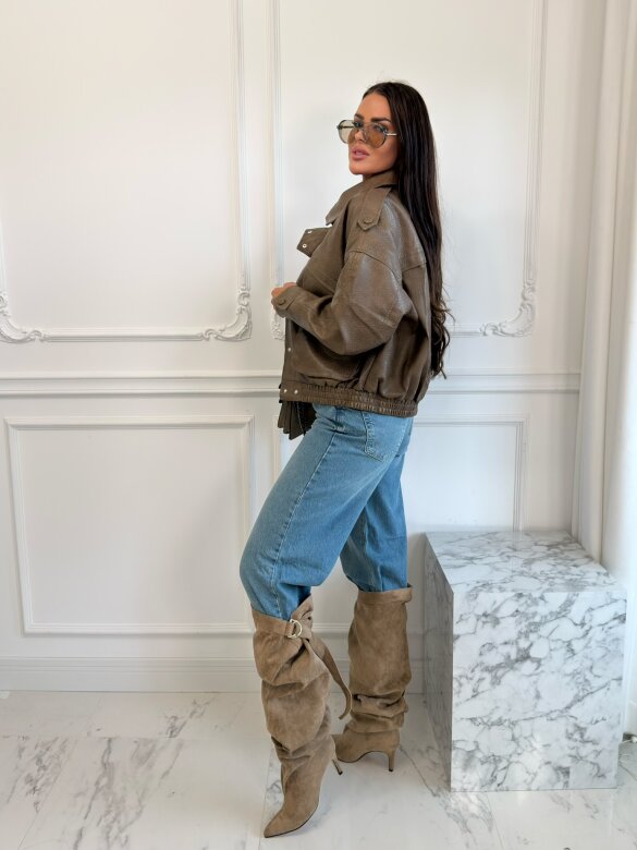 Biker Jacket Rhea brown