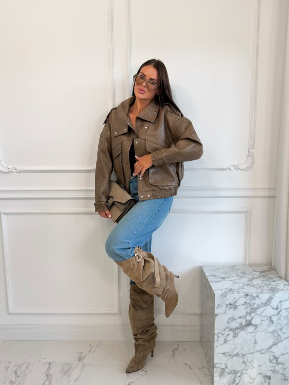 Biker Jacket Rhea brown