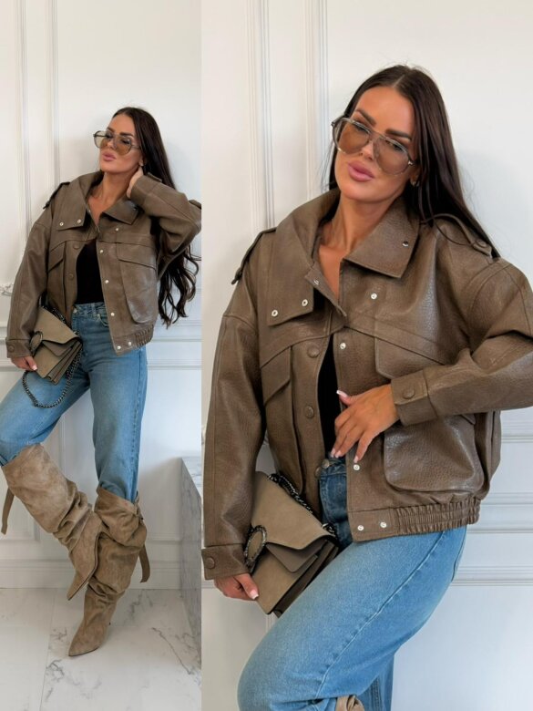 Biker Jacket Rhea brown