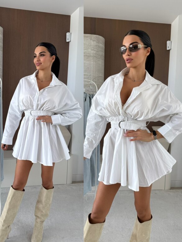 Sukienka Lirio koszulowa biała