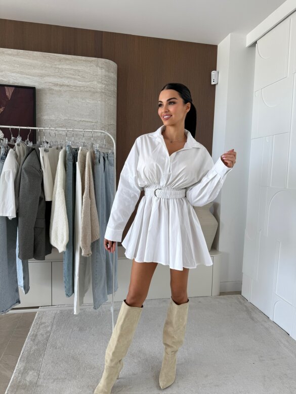 Sukienka Lirio koszulowa biała