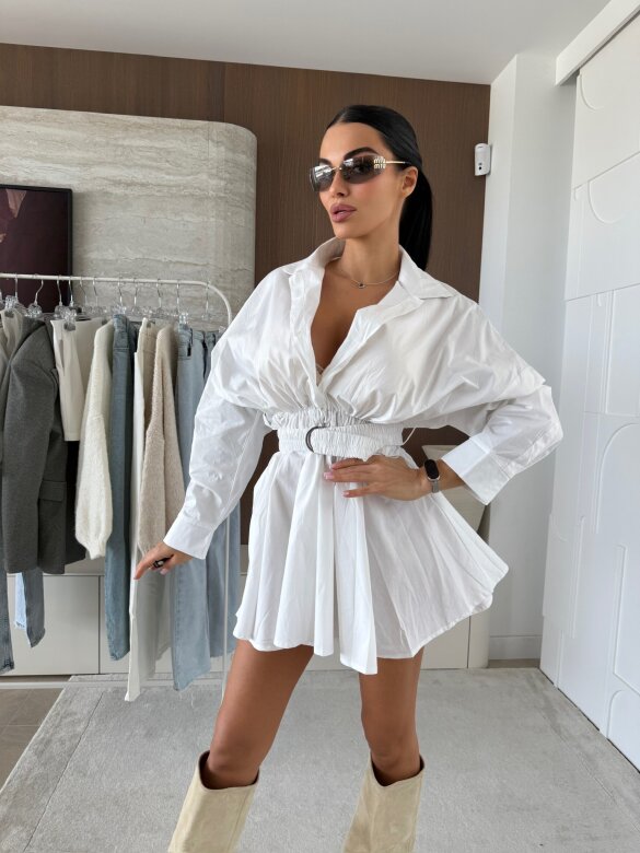 Sukienka Lirio koszulowa biała