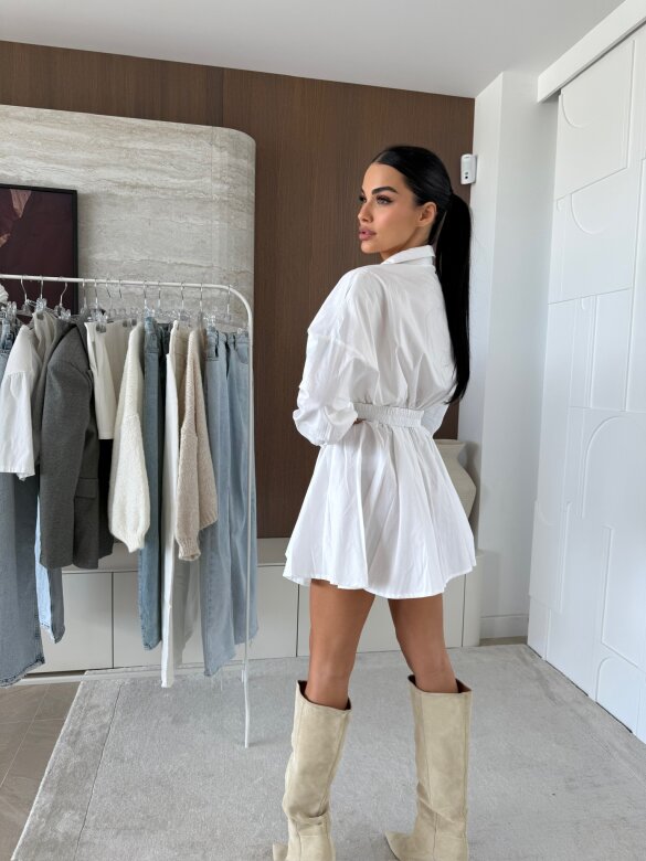 Sukienka Lirio koszulowa biała