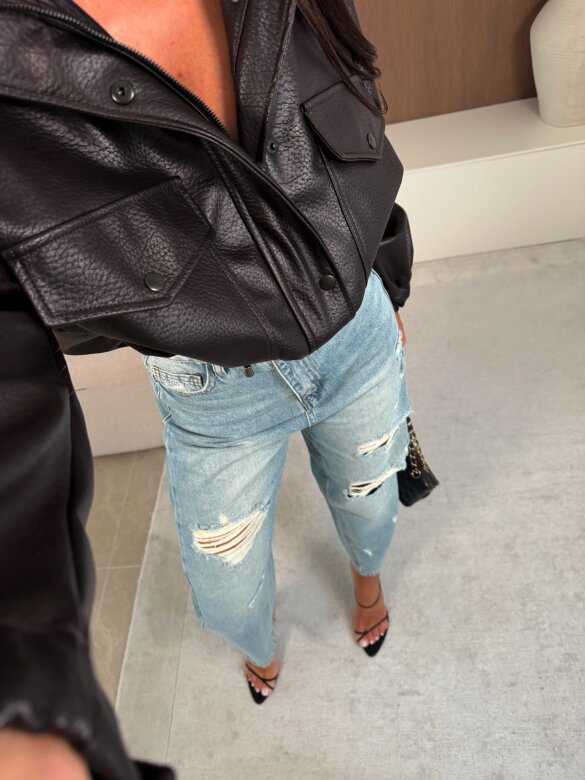 Spodnie Calle jeans jasnoniebieskie