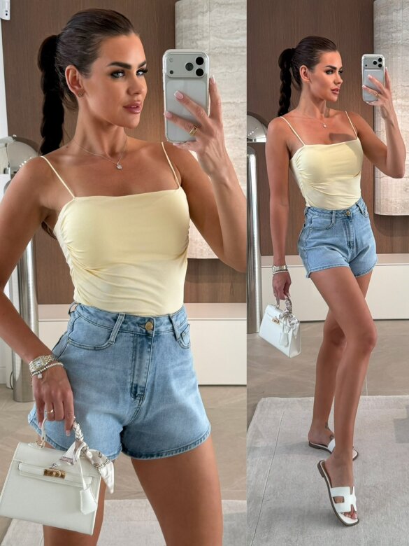 Top Mires butter yellow