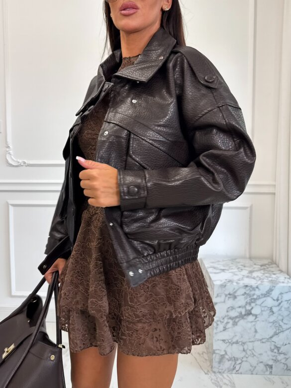 Biker Jacket Rhea chocolate