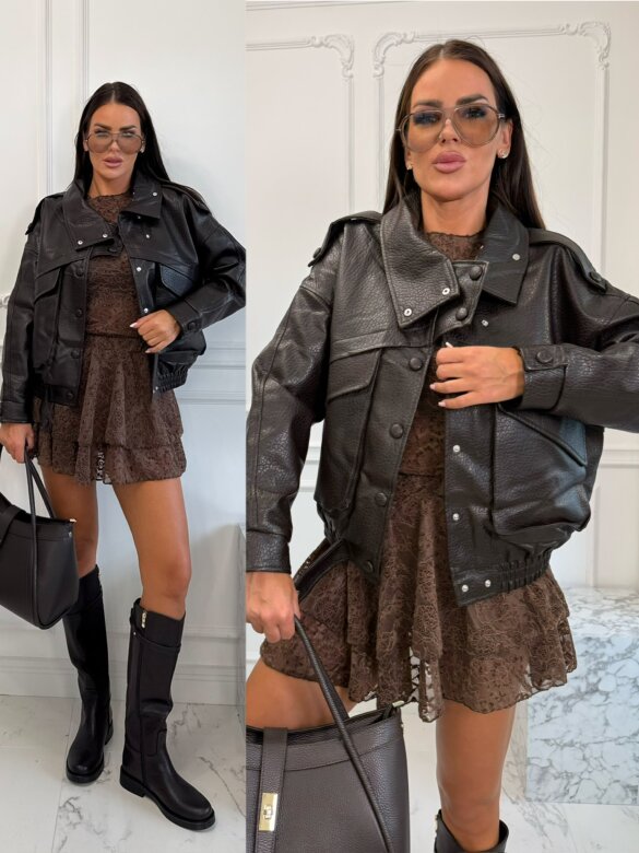 Biker Jacket Rhea chocolate