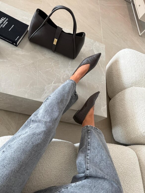 Ballet flats Selve chocolate