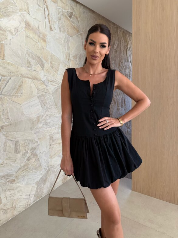 Sukienka Concetta bawełniana petite czarna 