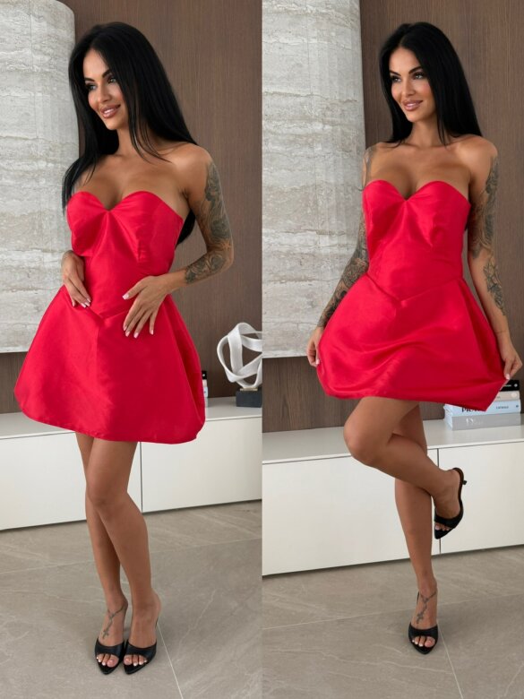 Sukienka Olissa mini czerwona