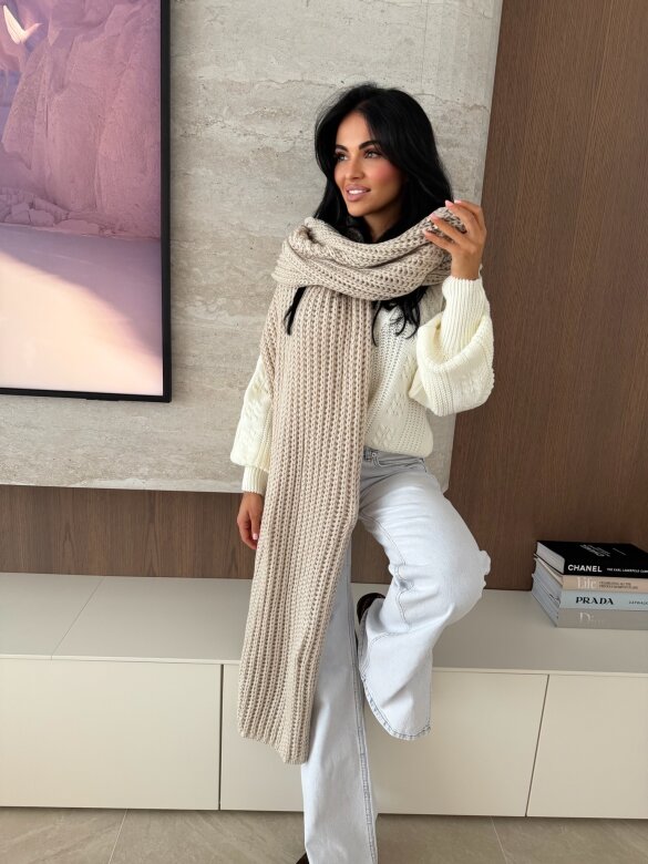 Scarf Certado light beige