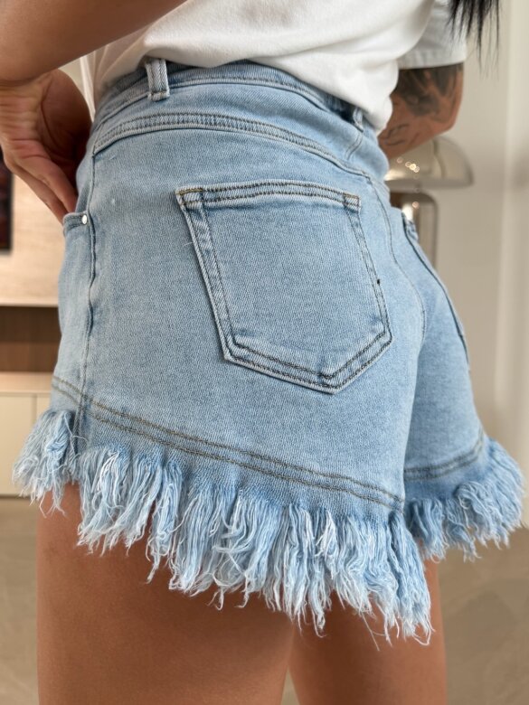 Szorty Alivios jeans jasnoniebieskie