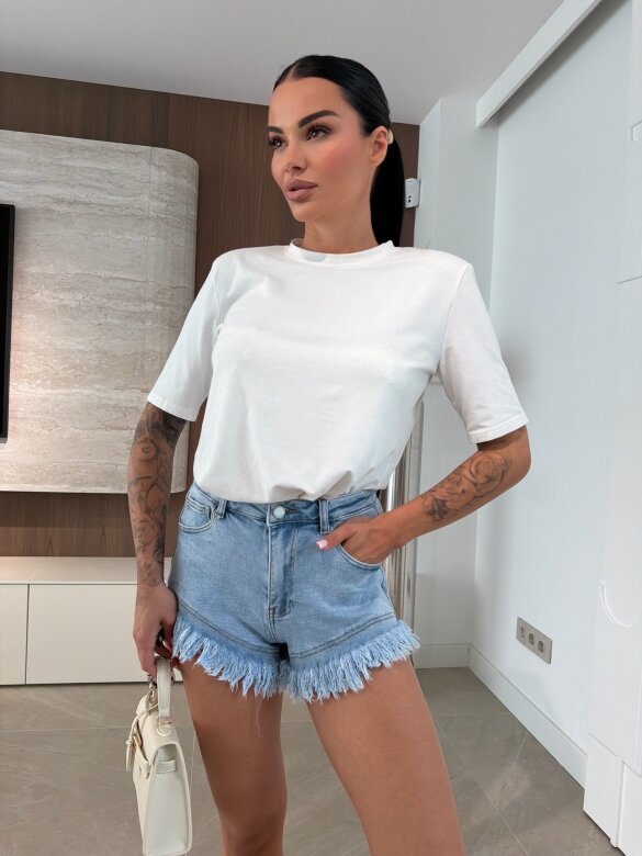 Szorty Alivios jeans jasnoniebieskie