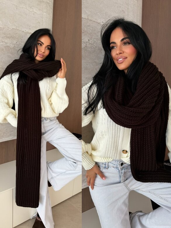 Scarf Certado dark chocolate